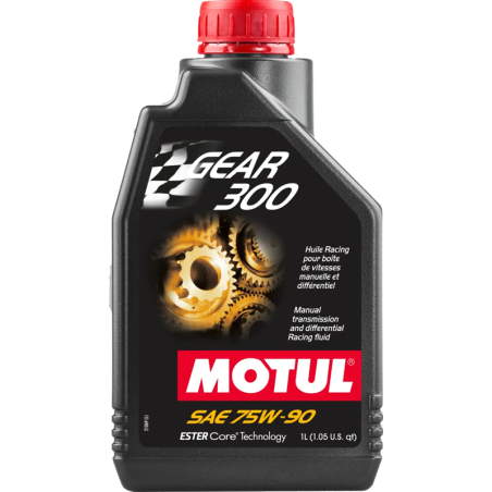 Huile Boîte Motul Gear 300 75W90 1L | GT Racing Parts