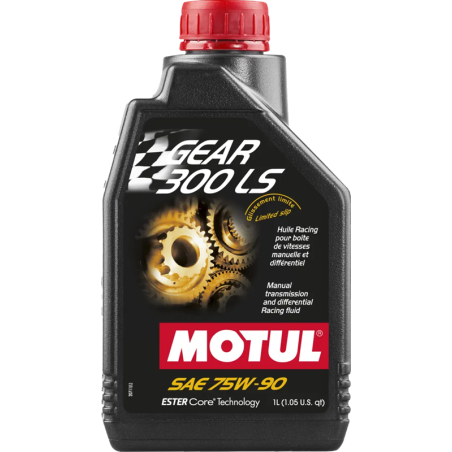 Huile de boite de vitesse Motul GEAR 300 LS 75W90 1 Litre