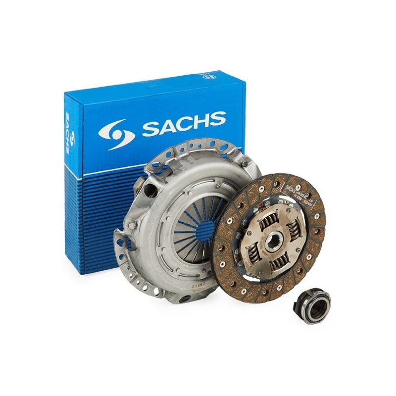 Kit d'embrayage SACHS Renforcé (R5 Gt Turbo - R9/R11 Turbo - Clio 16 S/Williams - R19 16 S)