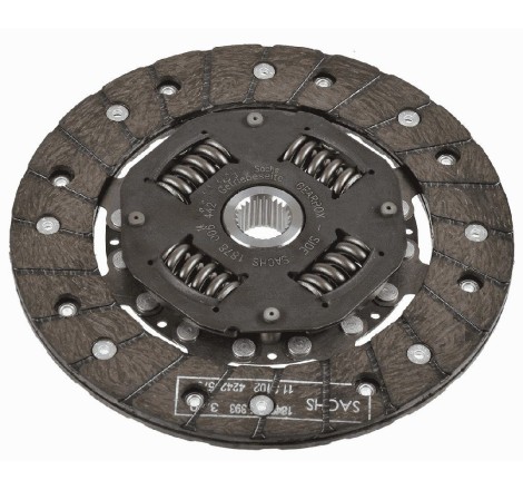 Disque d'embrayage SACHS origine (R5 Gt Turbo - R9/R11 Turbo - Clio 16 S/Williams - R19 16 S)