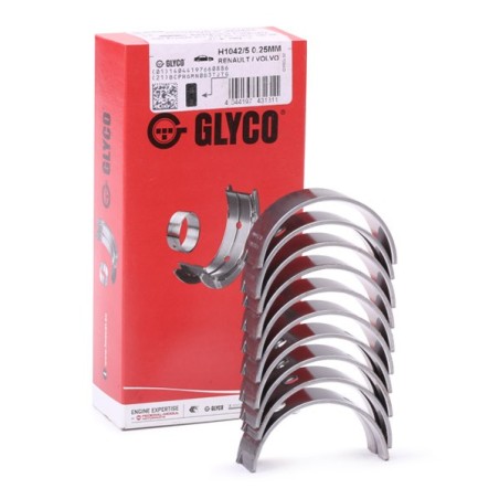 Coussinets de vilebrequin cote réparation  0.25 (R5 Gt Turbo - R9/R11 Turbo)