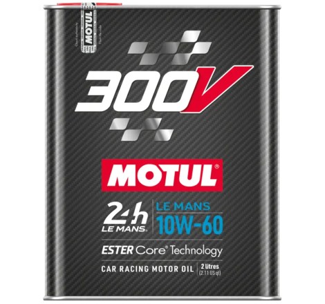 Huile moteur Motul 300V LE MANS 10W60 (Bidon de 2 litres)