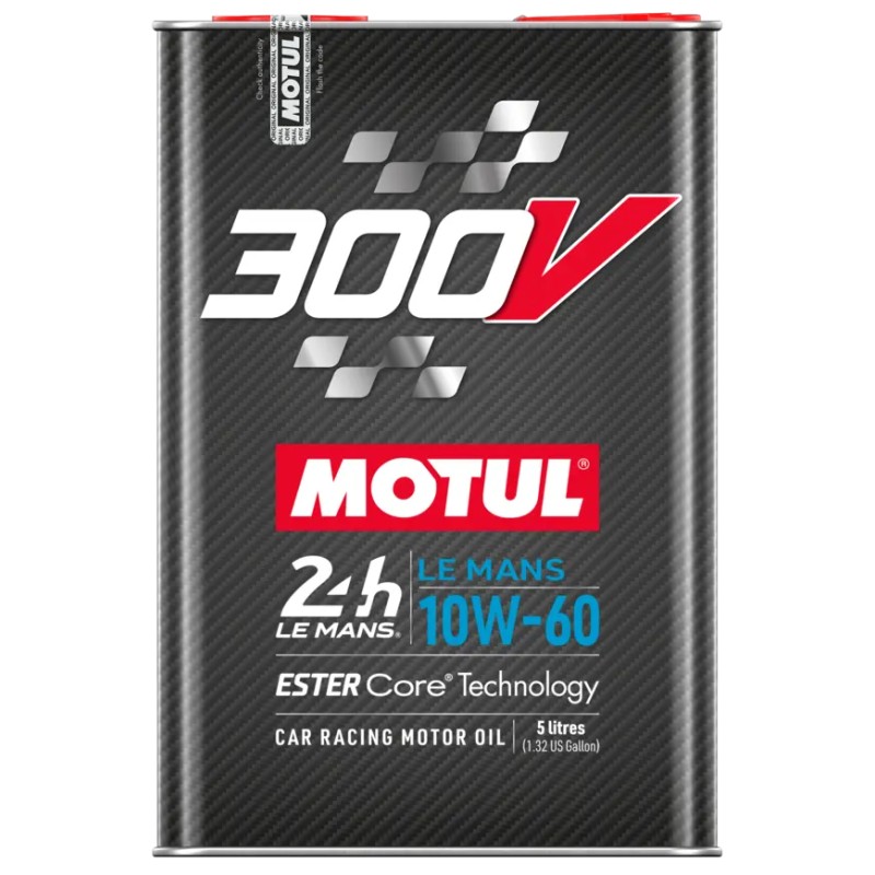 Huile moteur Motul 300V LE MANS 10W60 (Bidon de 5 litres)