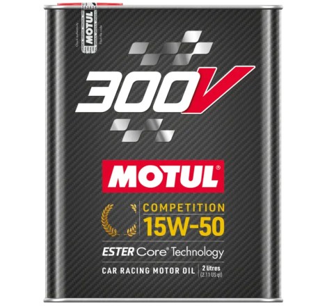 Huile moteur Motul 300V COMPETITION 15W50 (Bidon de 2 litres)
