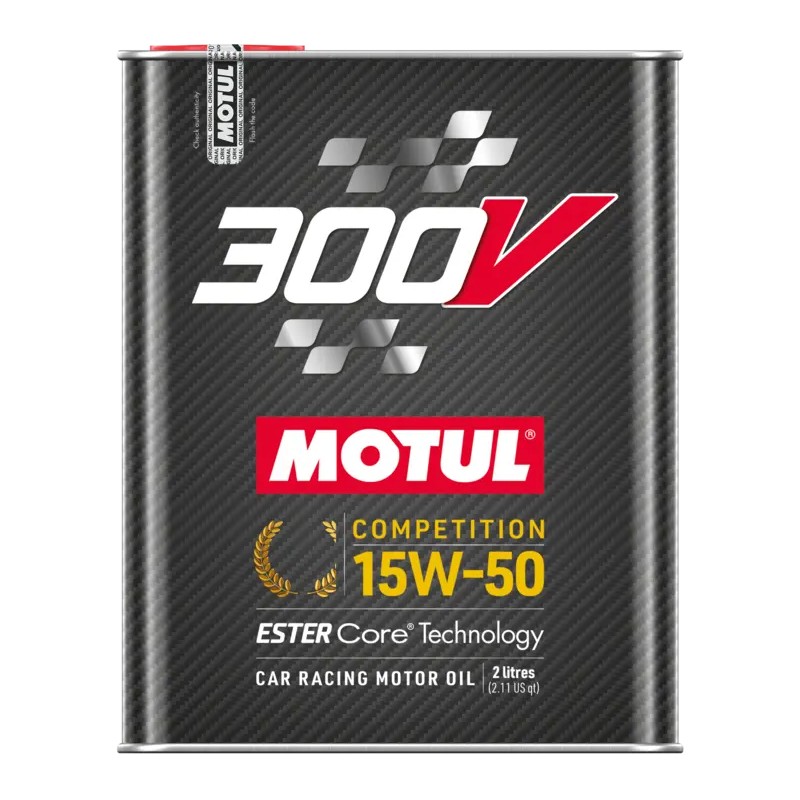 Huile moteur Motul 300V COMPETITION 15W50 (Bidon de 2 litres)