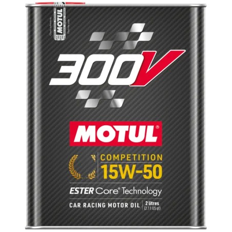 Huile moteur Motul 300V COMPETITION 15W50 (Bidon de 2 litres)