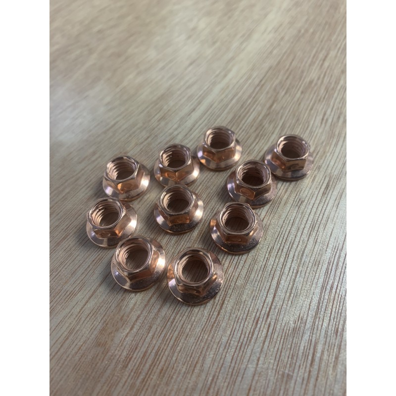 Ecrou autobloquant pour échappement M8x125 - Serrage avec une clé de 10