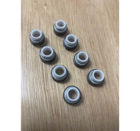 Jeu de 8 joints de queue de soupape PTFE (R5 Gt Turbo - R9/R11 Turbo)