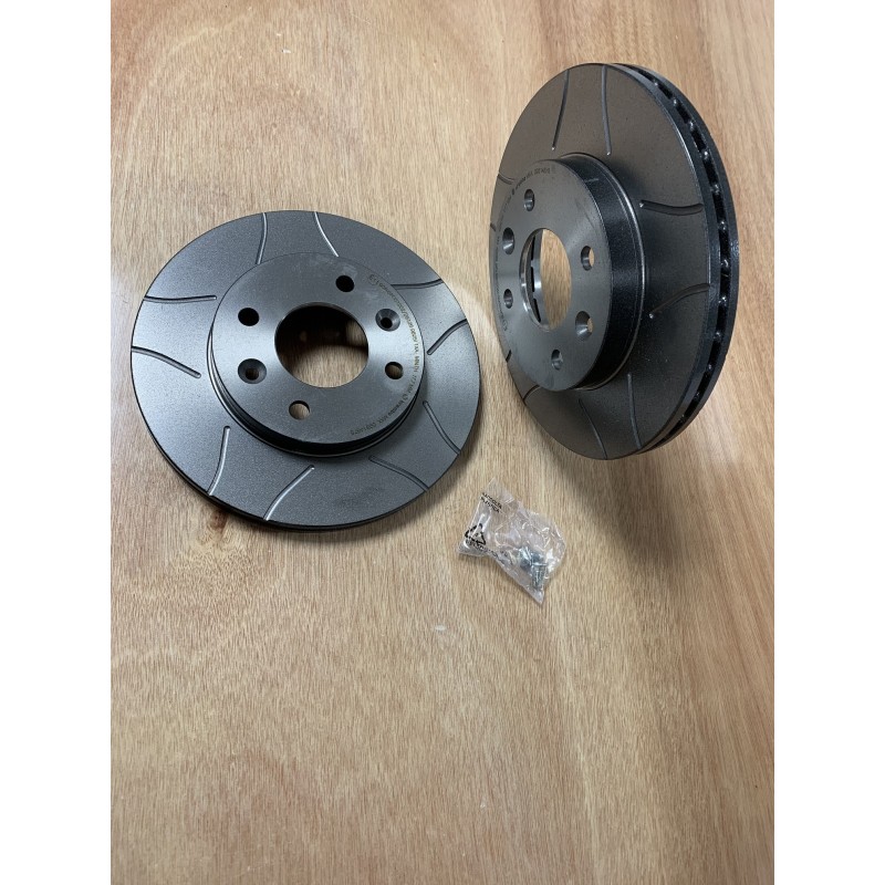 Jeu de 2 disques de frein avant BREMBO Max (R5 Gt Turbo - R9/R11 Turbo)
