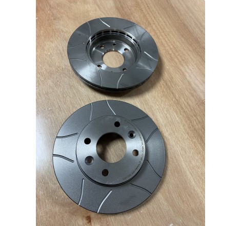 Jeu de 2 disques de frein avant BREMBO Max (R5 Gt Turbo - R9/R11 Turbo)