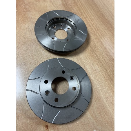 Jeu de 2 disques de frein avant BREMBO Max (R5 Gt Turbo - R9/R11 Turbo)