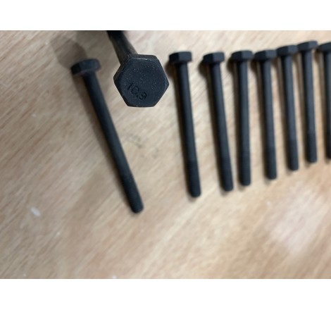 Jeu de 10 boulons de culasse (5 Gt Turbo - R9/R11 Turbo)