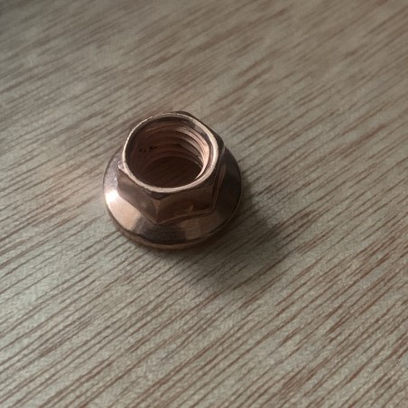 Ecrou autobloquant pour echappement M8x125 - Serrage avec une cle de 10